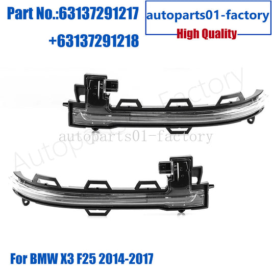 1Parit Turn Signal Light Side Mirror Fit for BMW X3 F25 X4 F26 X5 F15 F16