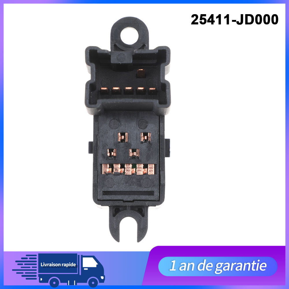 Bouton Interrupteur Leve Vitre pour QASHQAI 25411BR00A 25411-JD000