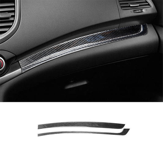 Carbon Fiber Passenger Side Dashboard Cover Trim for Honda CRV CR-V 2012-2014