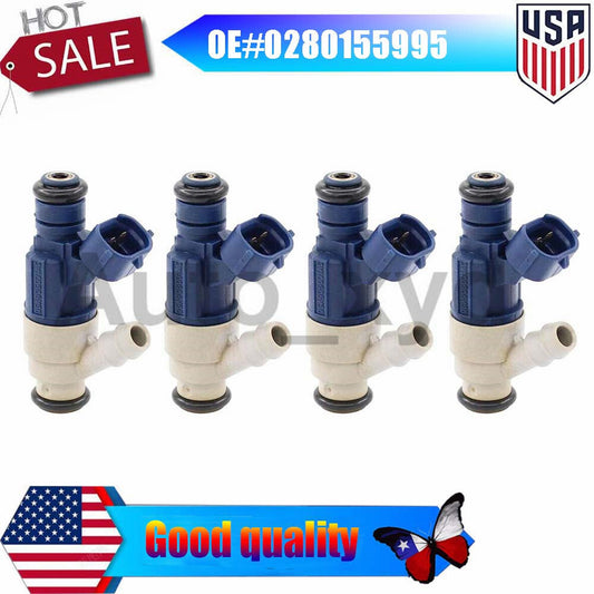 4PCS 0280155995 Fuel Injector for VOLKSWAGEN BEETLE 2001-2003 for GOLF 2000-2003