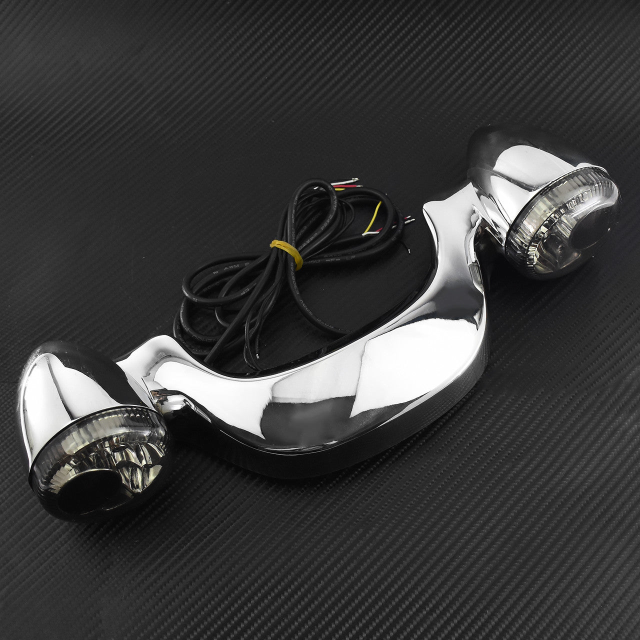 Chrome Rear Turn Signal Brake Light Bar Fit for Harley Touring Road Glide 10-21