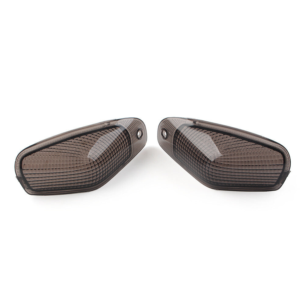 2¢ª Front Turn Signal Indicator Lens Smoke Fit for KAWASAKI ZZR400 93-03 ZZR600 93-08