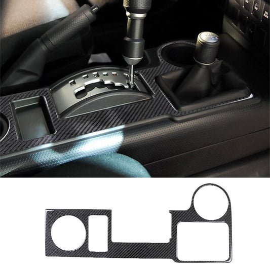 Carbon Fiber Central Control Gear Shift Panel Trim For Toyot@ FJ Cruiser 2007-21