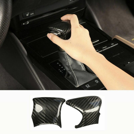 for Lexus ES350/300H/250 19-2022 DRY Carbon Fiber Car Gear Shift Knob Cover Trim