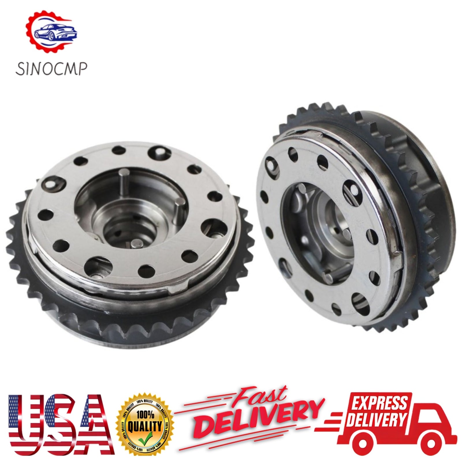 2x Camshaft VVT Gears For N20 N26 for BMW 320i 328i 428i 520i 528i 220i X3 X5 Z4 X1