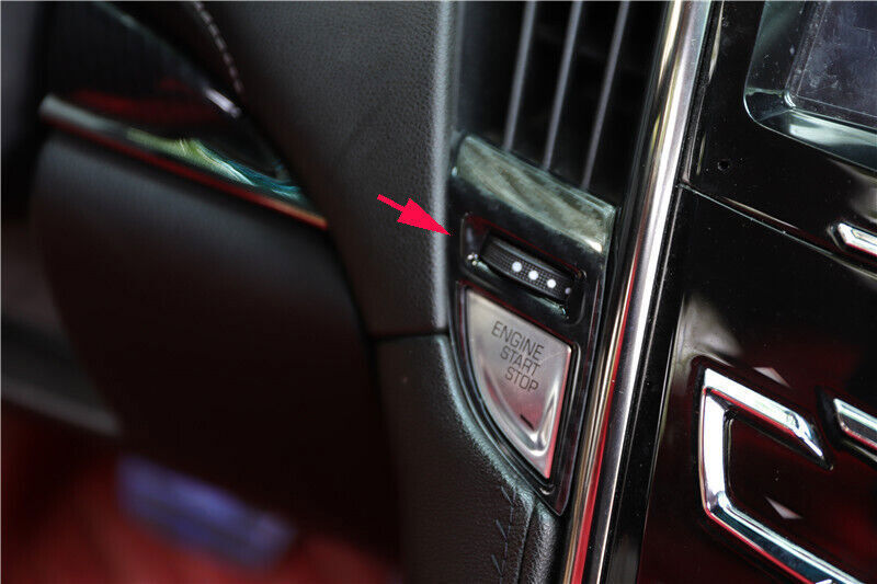 for Cadillac ATSL 2014-17 ABS Carbon Fiber Console Air Outlet Vent Frame Trim 8P