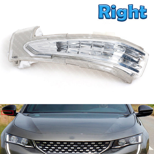 Right rearview mirror lights turn signal lights for Peugeot 508 SW 2010-2017