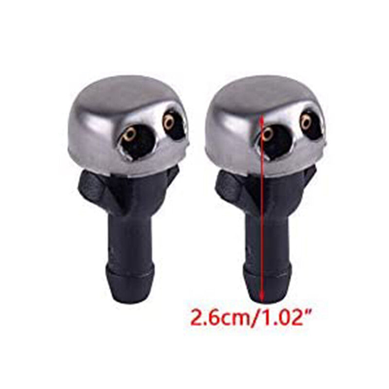 Set of 2 Windshield Washer Nozzle 1078600147 Fit for Mercedes R107 W114 W115 NEW