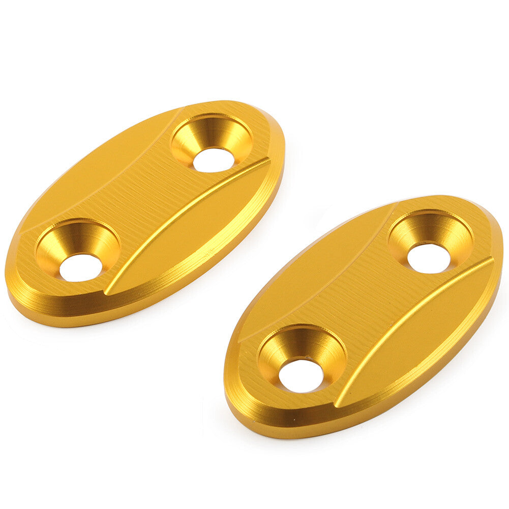 Paar R¨¹ckspiegel Block Off Base Plates Abdeckung F¨¹r for BMW S1000RR 2009-2018 Gold