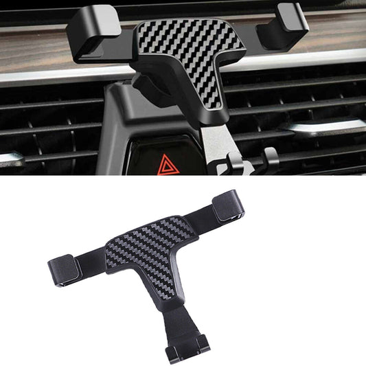 Smartphone gravity mount with precise fit clip-on dashboard holder for BMW G30 5 Series