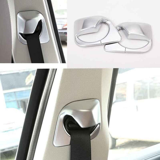 Interior for Seat Belt Buckle for BMW X3 G01 X4 G02 2018-2021 ABS Silver Cover Trim