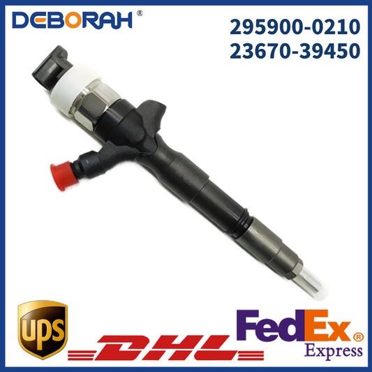 Diesel Fuel Injector 295900-0210 23670-39450 2367039450 for TOYOTA Hilux 2KD