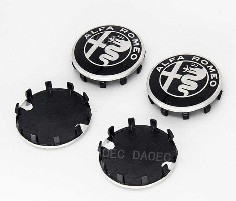 4x69mm Weds Sport Chrome Bezel Cap Decal Badge Wheel Center Cap Hub Cap TE37
