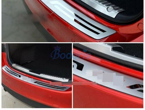Fit for Mazda M6 Atenza 2014-2017 Silver Rear Bumper Trunk Sill Guard Cover Trim