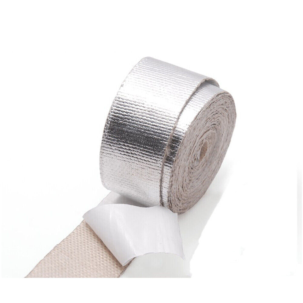 2-inch x 16-foot adhesive exhaust connector, turbine folded pipe, aluminum heat-insulating packaging tape