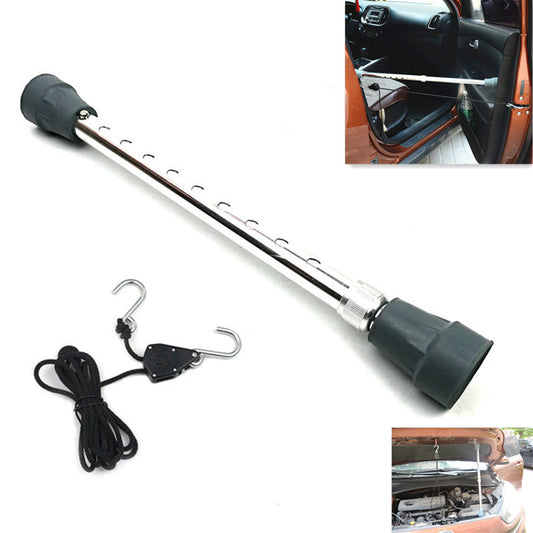 Adjustable Car Bonnet Hood Cover Door Strut Prop Rod Repair Tool Fixed Pulley