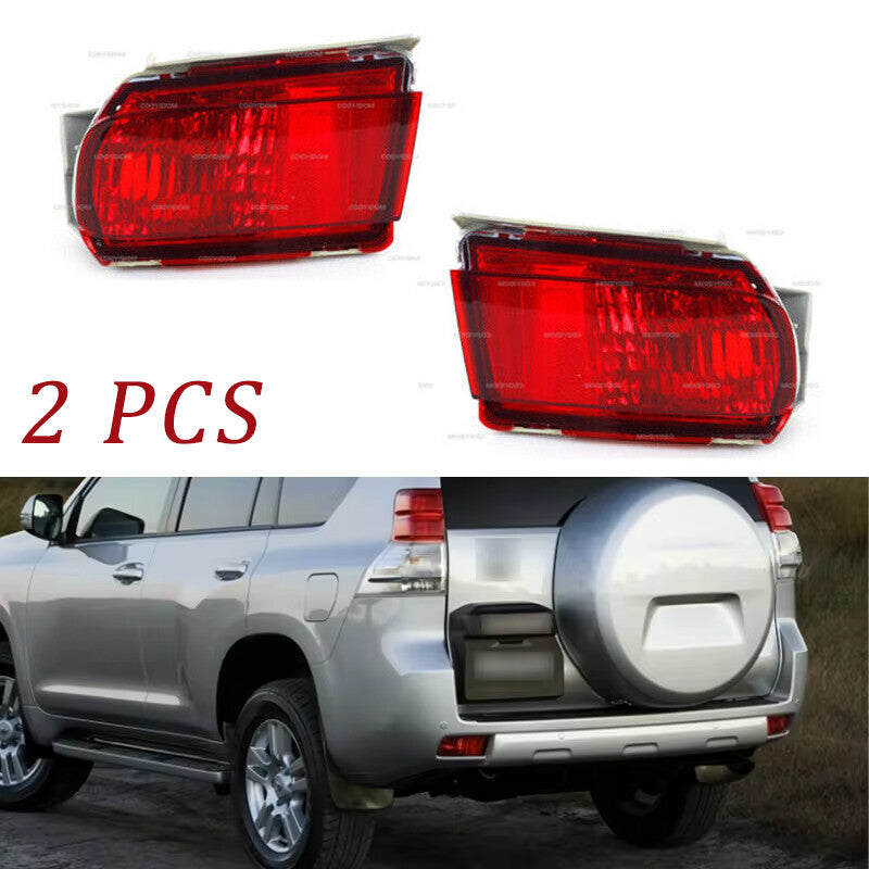 Red Fog rear bumper lights (pair) for Toyota for Land Cruiser Prado FJ150 2010-2015
