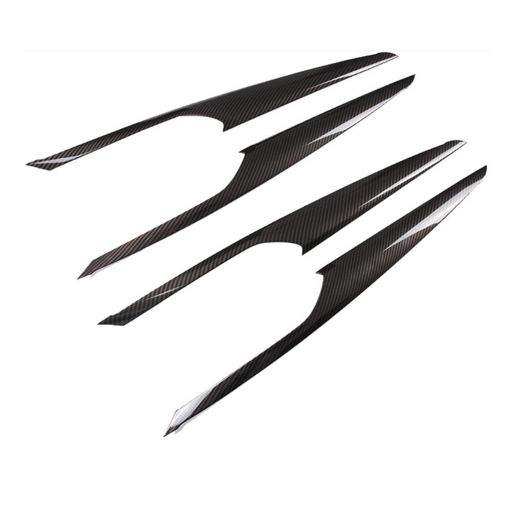 4¡ÁCarbon Fiber ABS Interior Door Panel Decor Cover for BMW X3 G01 X4 G02 2018-22