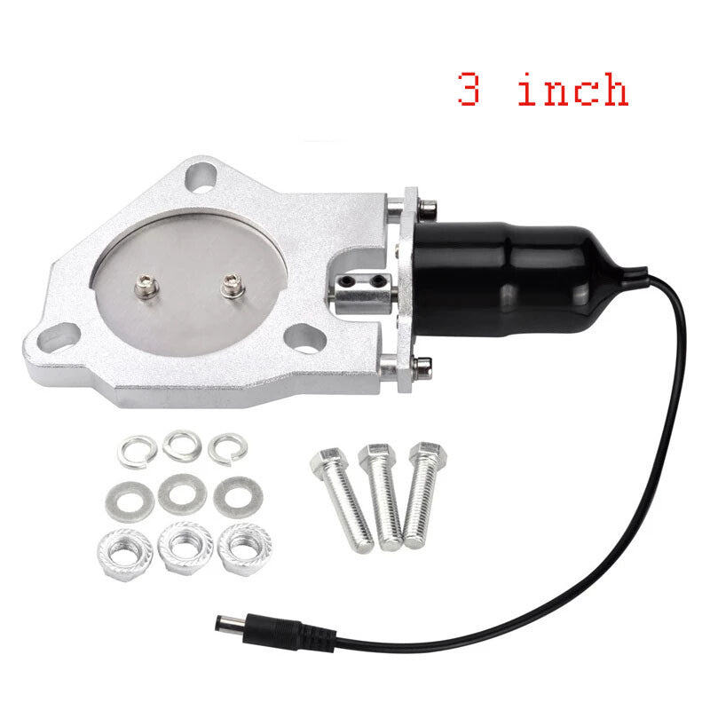 3/3 inch Electric Exhaust Valve Control Motor Kit with Stainless Headers
