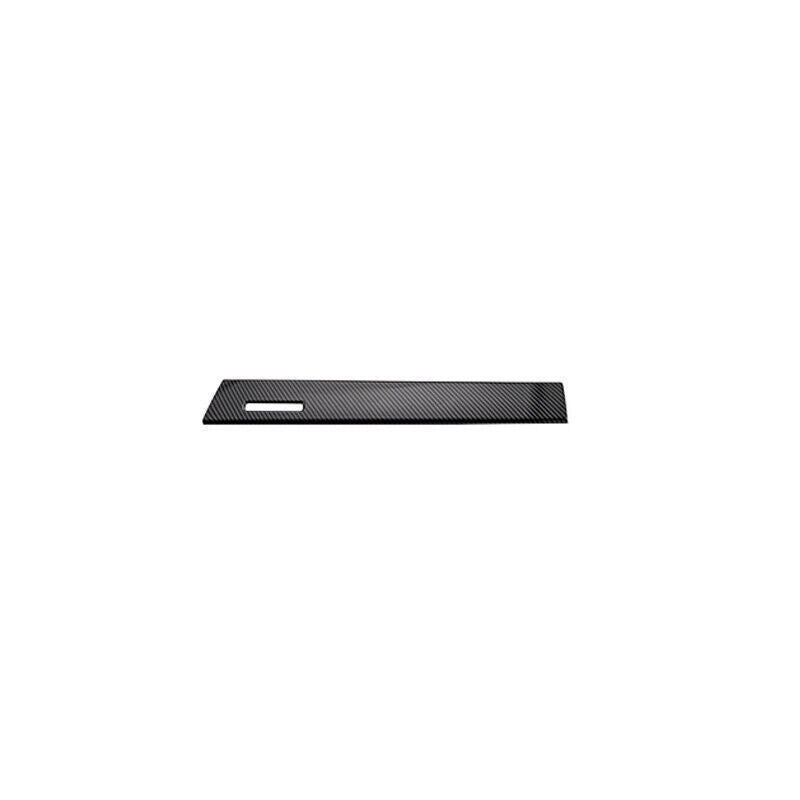 for Audi Q3 2019-24 ABS Carbon Fiber Inner Central Console Dashboard Strip Trim