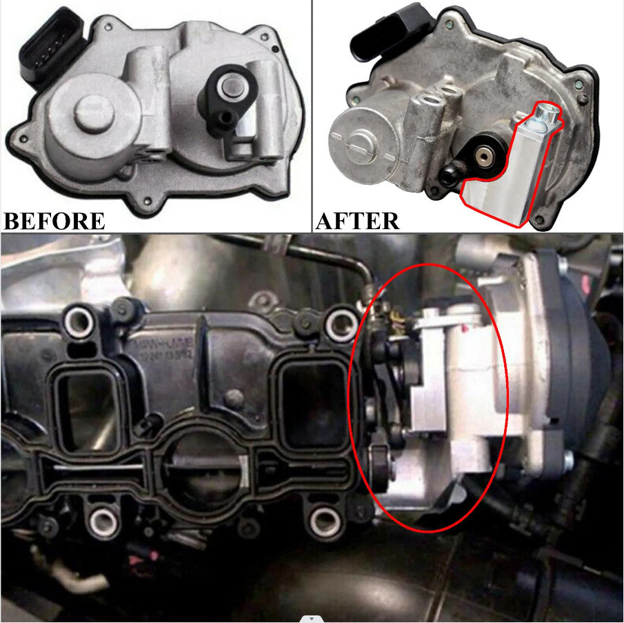P2015 FAULT INTAKE MANIFOLD Rotating Flaps for Audi for VW for SKODA for Seat Restoration 2.0 TDI
