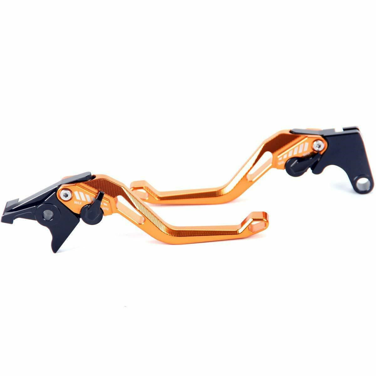 Short 5D Machined Brake Clutch Levers for 950 Super Enduro 2006-2008 Orange