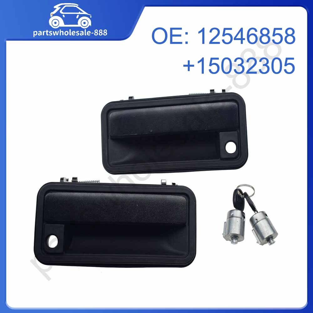 Kit for GimChev front black exterior door handles and cylinder lock with key