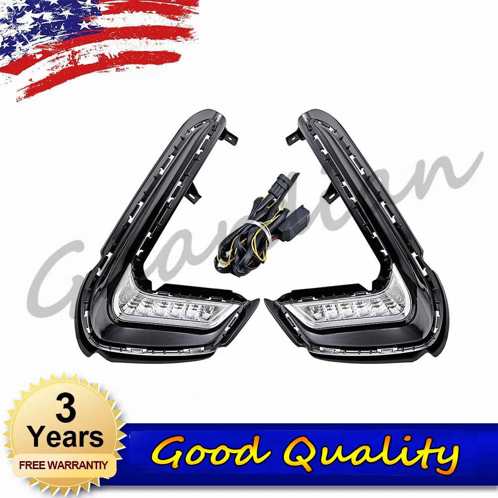 2-piece DRL Daytime Running Light Set (Left + Right) for Hyundai for Elantra 2017-2018