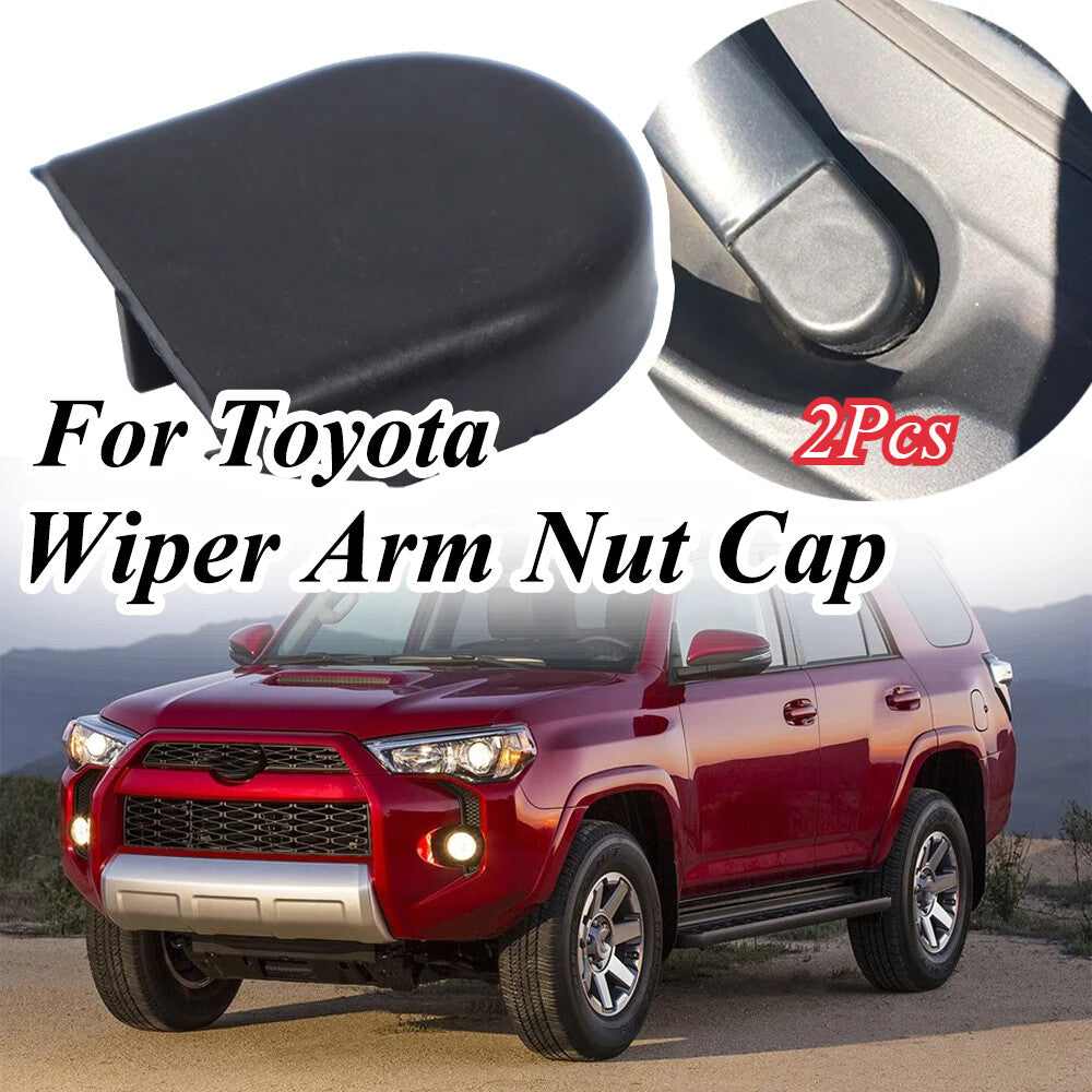 2X Front Windscreen Wiper Arm Nut Cap Bolt Cover Replacement for Toyota for Corolla