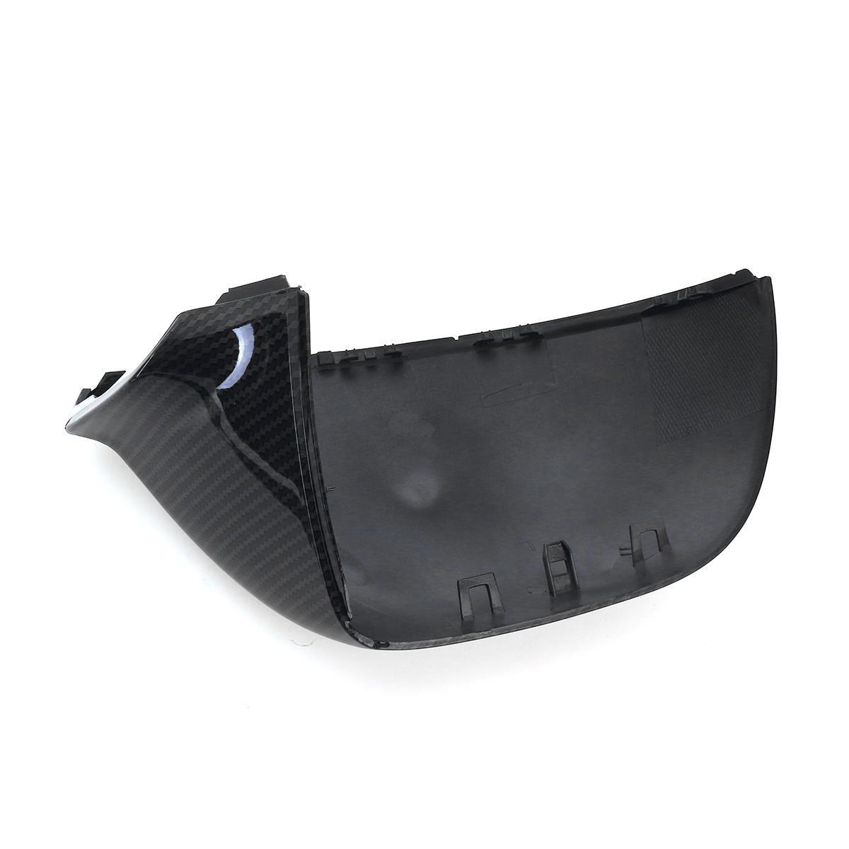 The wing door mirror cover is suitable for Volkswagen transport vehicles T5, T5.1 (2010-2015), T6 (2016-2019), and L+R models.
