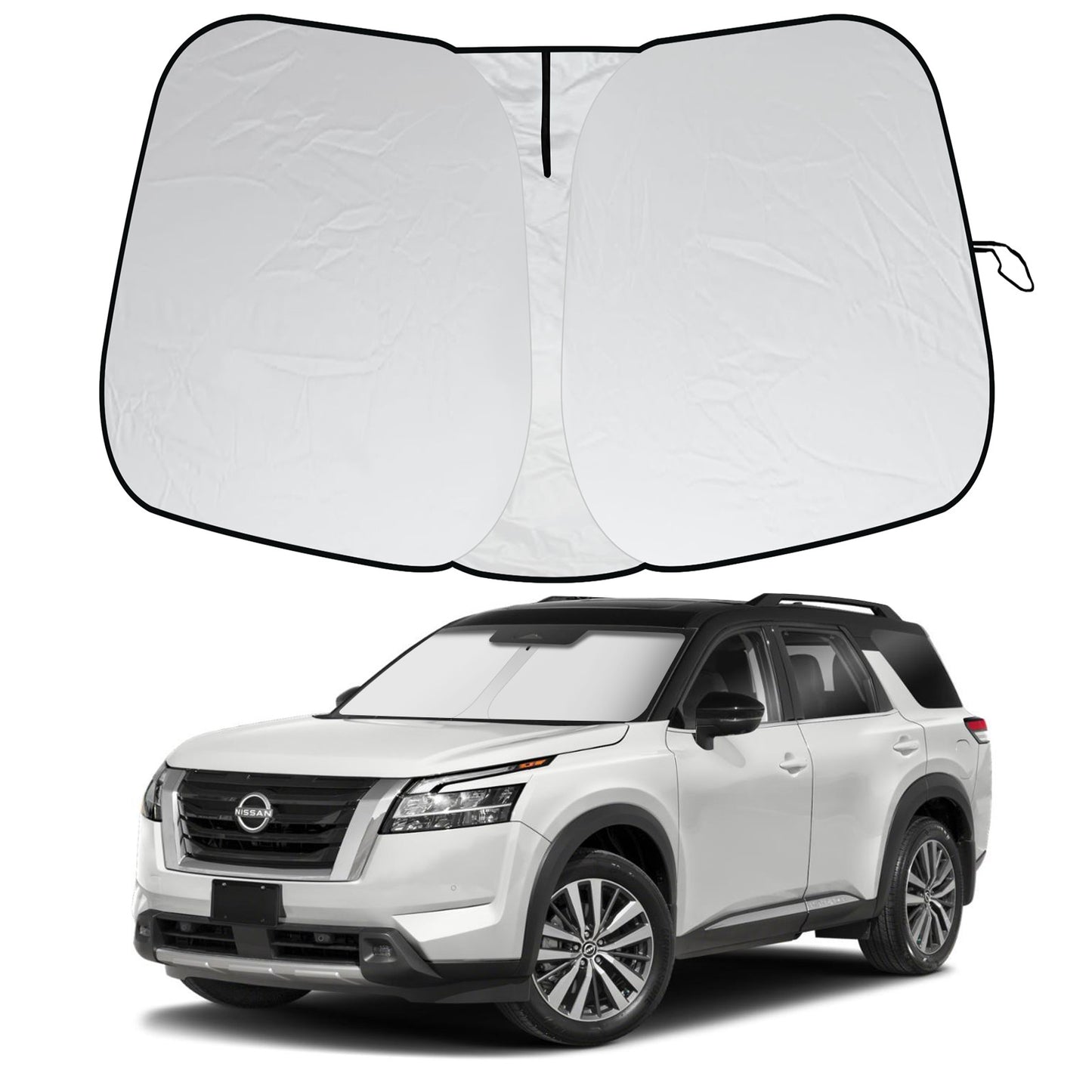 for Nissan Pathfinder 2022-2025 Car Windshield Sun Visor Sunshade UV Heat Block