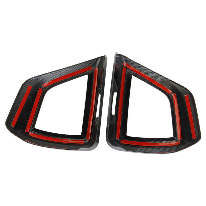 For SubaruXV 2017-2022 Carbon Fiber Left Right Instrument Vents Decorative Frame