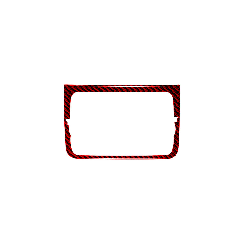 Red Carbon Fiber Navigation Outer Frame Cover Trim for RAM Promaster 2014-2021