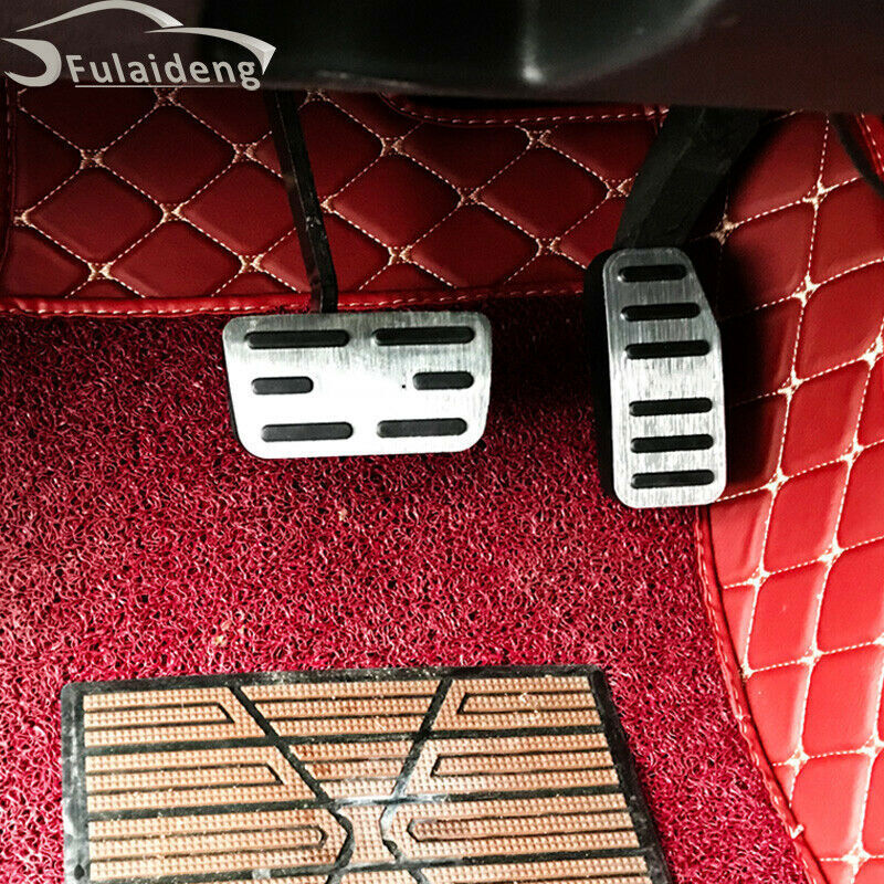 Brake Pedal Accelerator Pedal Cover for Honda HR-V Vezel 2016-22 Black Aluminum