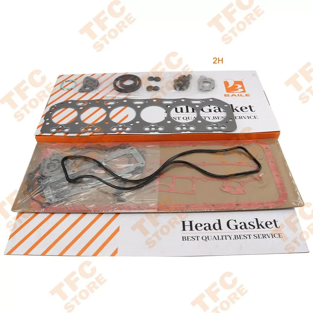 2H for Toyota Full Gasket Set Kit Engine With Head Gasket New