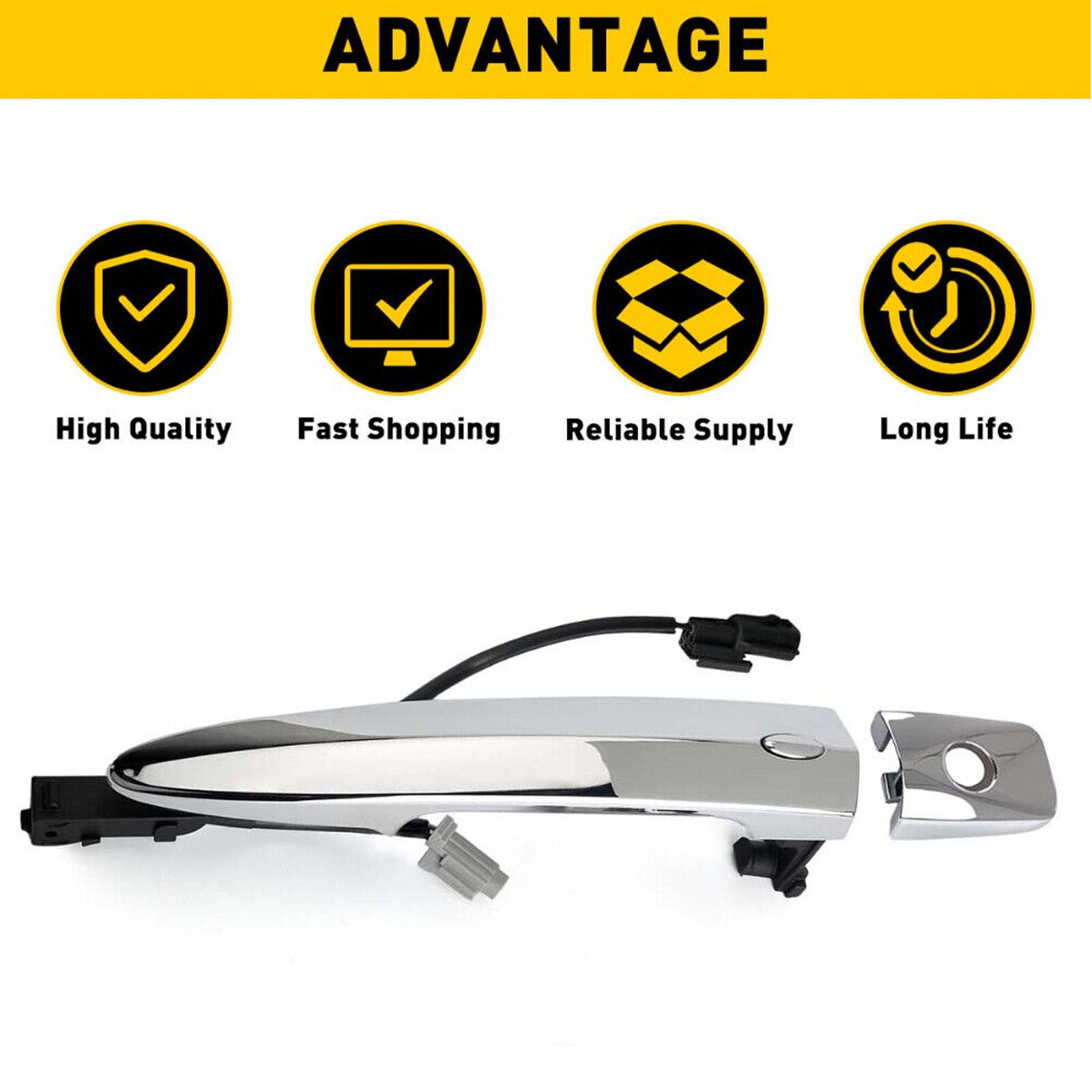 Front Driver Exterior Door Handle fit NissanSentra 13-16 Maxima 09-14 AT