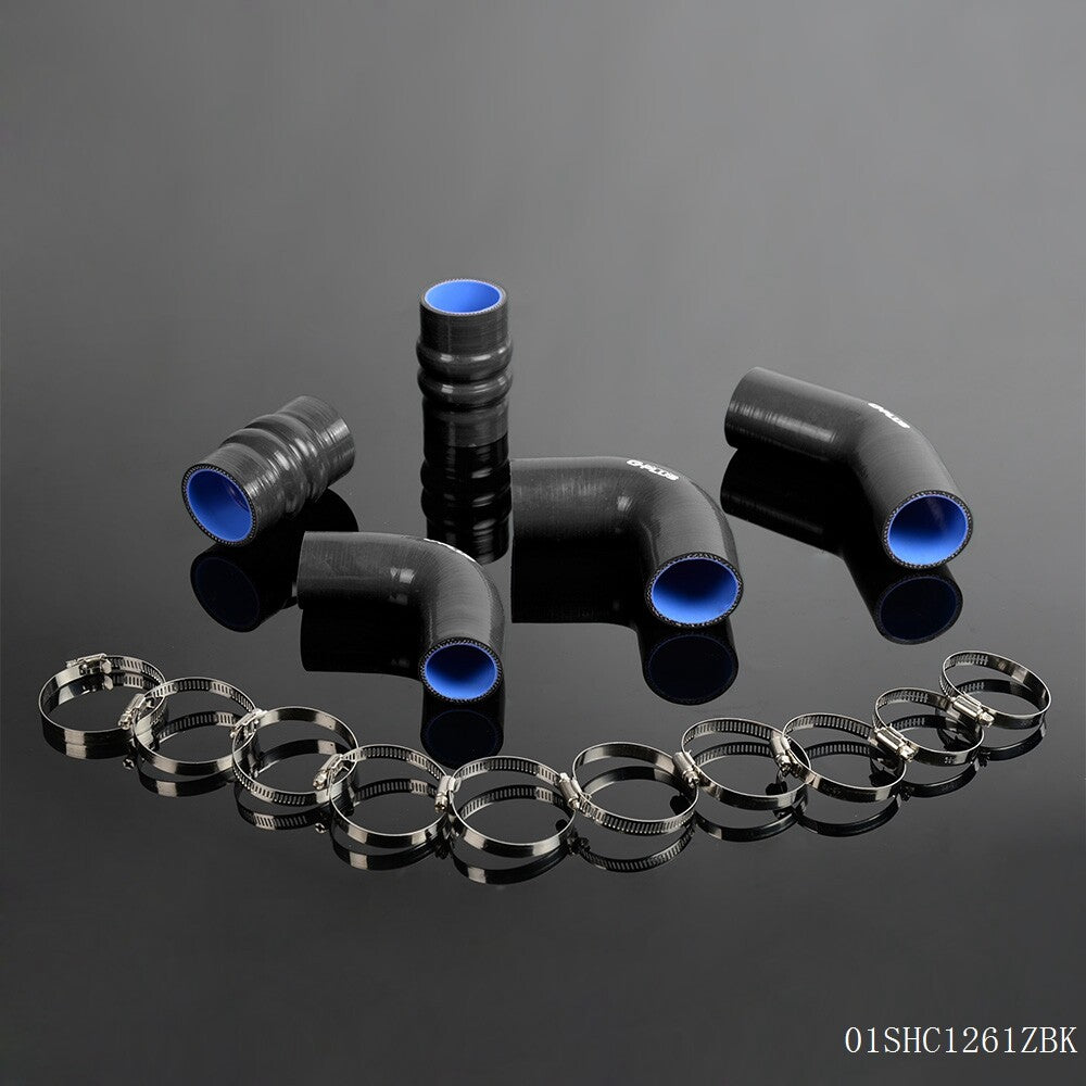 Silicone-coated turbo intercooler hoses fit for Ford Focus single 1.8 TDDi MK1
