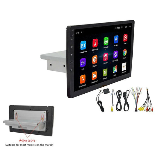 1DIN 9¡å Adjustable Car Stereo Radio Android Contact Screen 1080P GPS Navigation