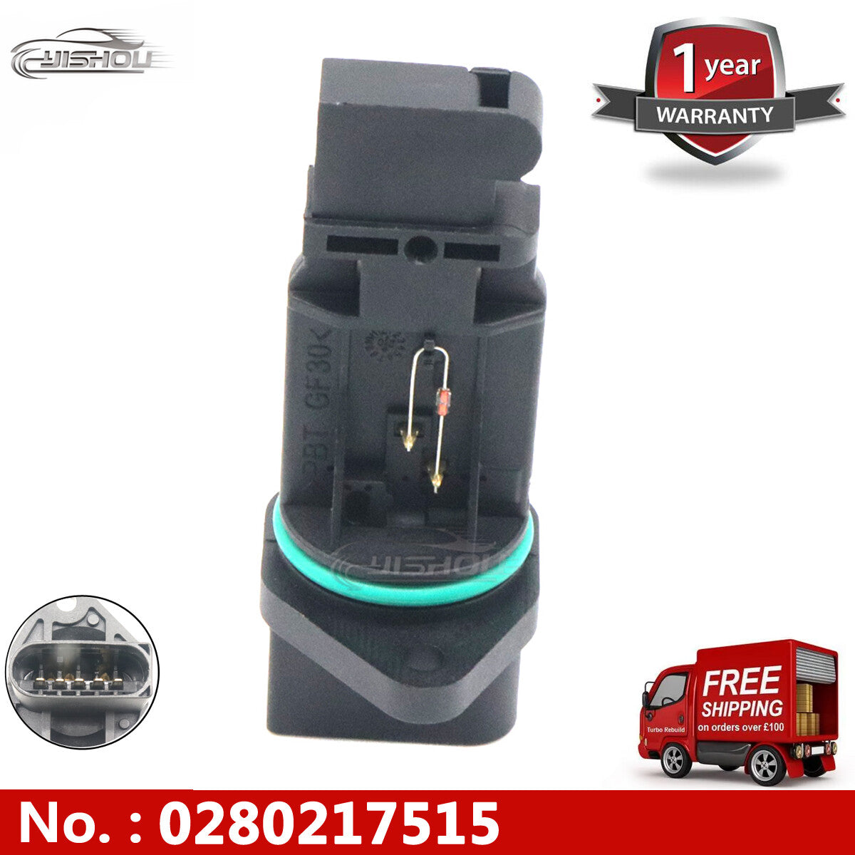 Mass Air Flow (MAF) sensor is suitable for Mercedes C240 E320 V6 0280217515 1120940048
