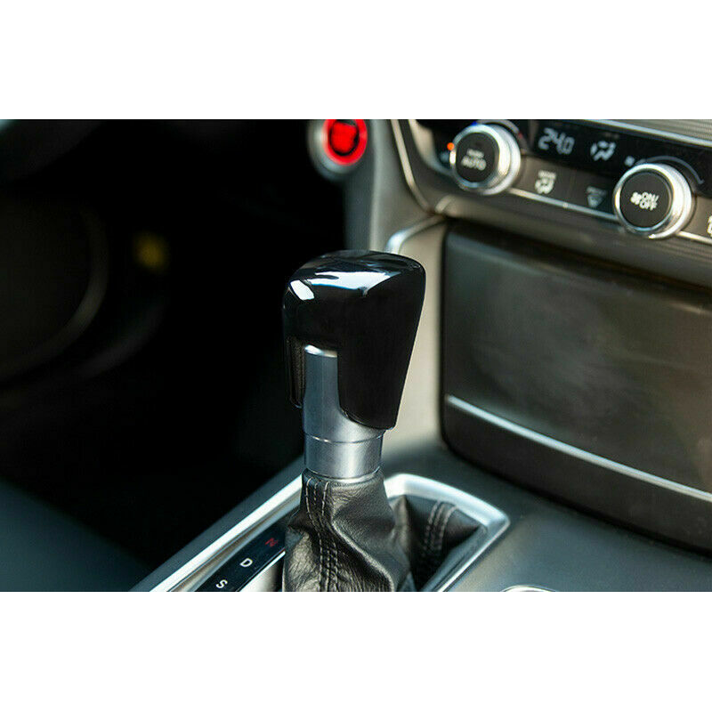 for Honda for Civic 2022-2023 Gloss Black Center Console Gear Shift Knob Cover Trim