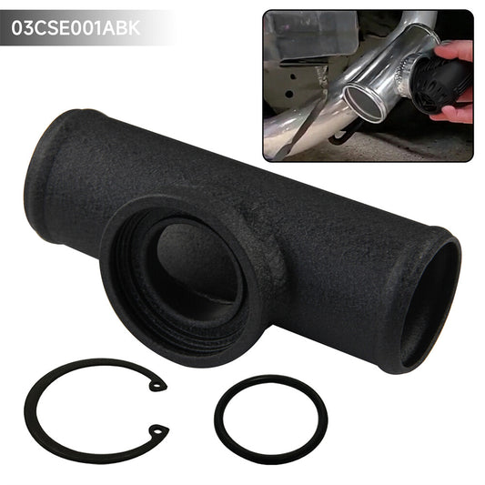 Universal SSQV 2 51mm Aluminum Turbo Blow Off Valve Flange Adapter Pipe Black