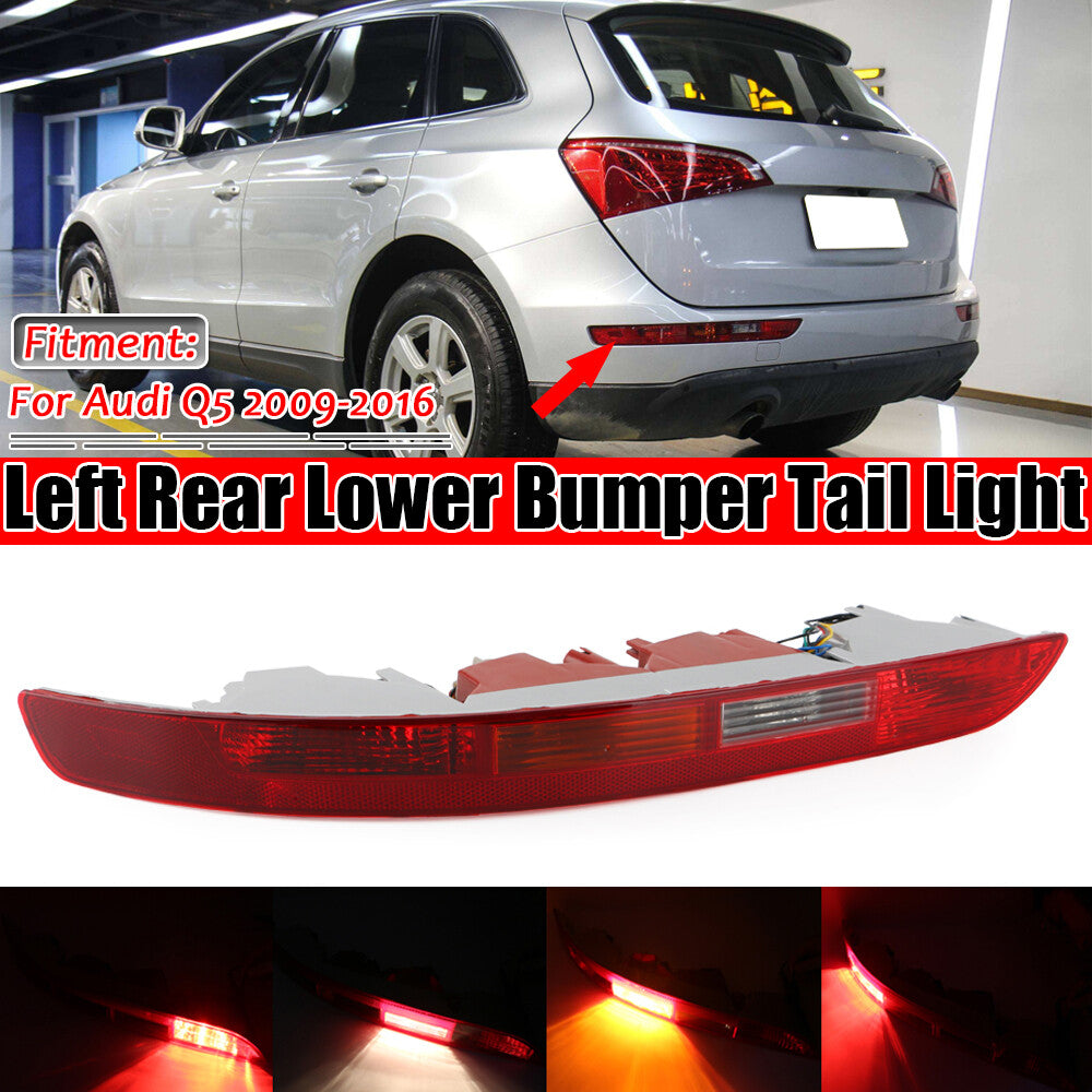 Rear Left Side Lower Bumper Tail Light Reverse Stop Lamp for Audi for Q5 2009-2016