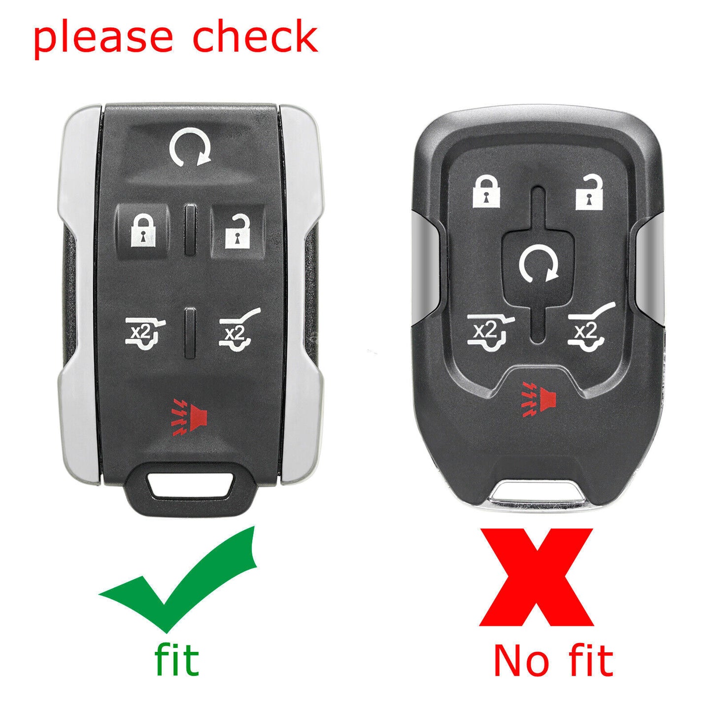 Remote control keychain 315MHz, compatible with for Chevrolet Tahoe Suburban 84540864 M3N-32337100 22859394