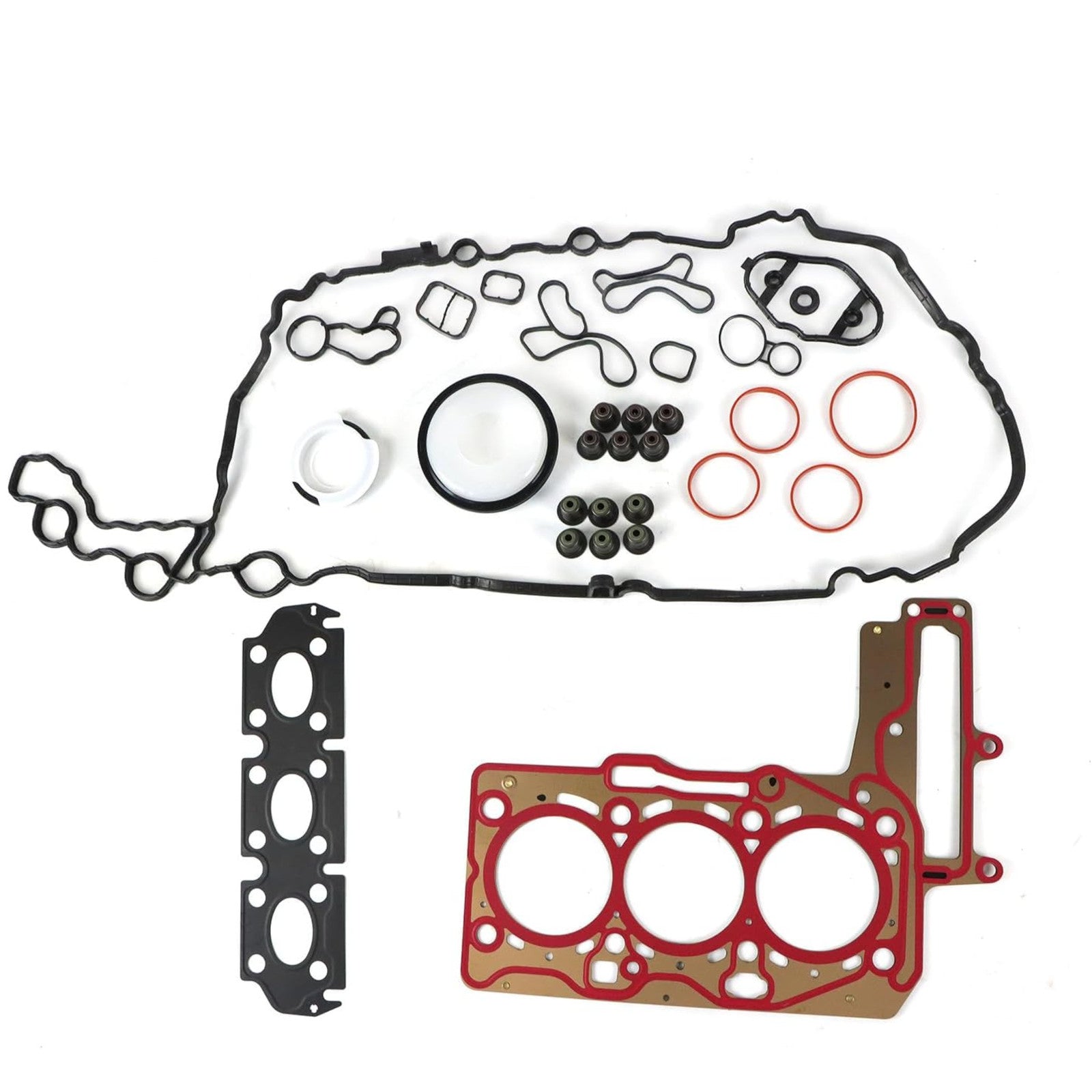 Gasket Set w/ Head Bolt Con Rod Bearing Timing Chain 11247620969 for BMW B38A15