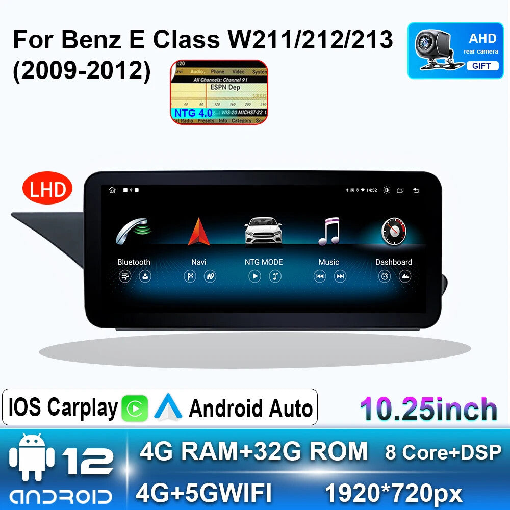 for Mercedes for Benz E Class W211 W212 W213 09-16 Radio Multimedia Video Player GPS