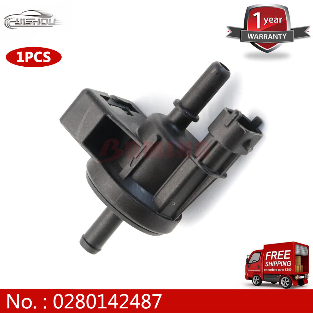 Solenoid valve 0280142487 is suitable for Vauxhall , Adam, Astra for Corsa , for Chevrolet , and Stufenheck vehicles. new.