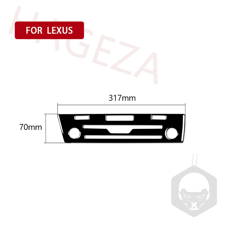 Gloss Black Center Console CD Panel Trim for Lexus RX300 270 200T 450H 2016-2019