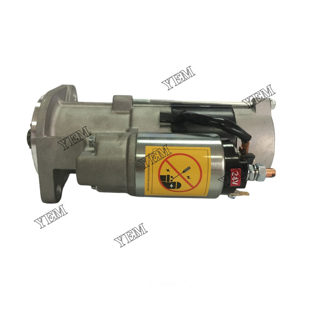 4TNA78 Starter Motor 15T 24V For Yanmar Diesel Engine 4TNA78 Starting Motor