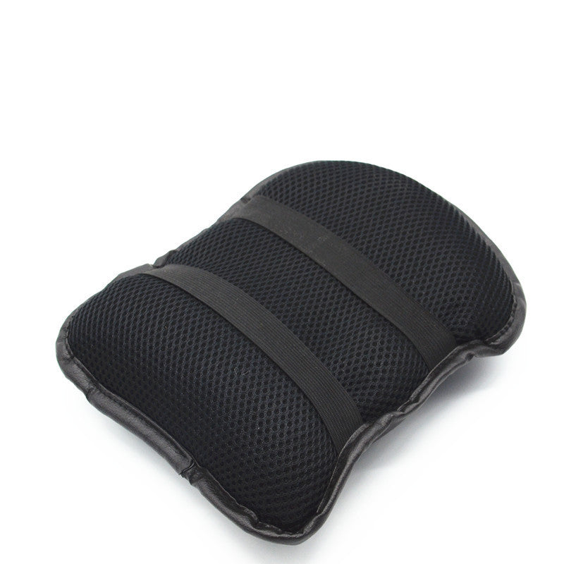 Black PU Car Center Armrest Console Box Soft Pad Cover Cushion Durable Wear Mat