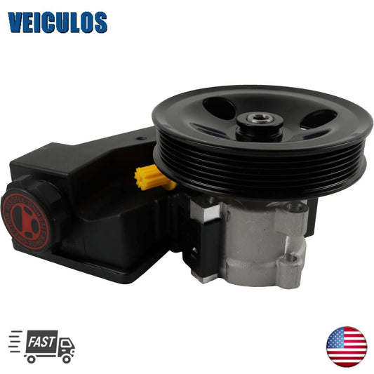 For 99-04 for Jeep Grand Cherokee 4.0/4.7L Power Steering Pump + Pulley  Reservoir